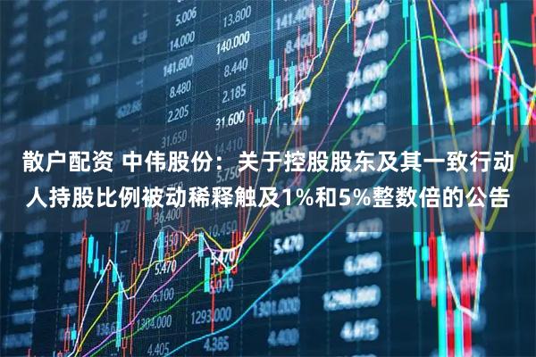散户配资 中伟股份：关于控股股东及其一致行动人持股比例被动稀释触及1%和5%整数倍的公告